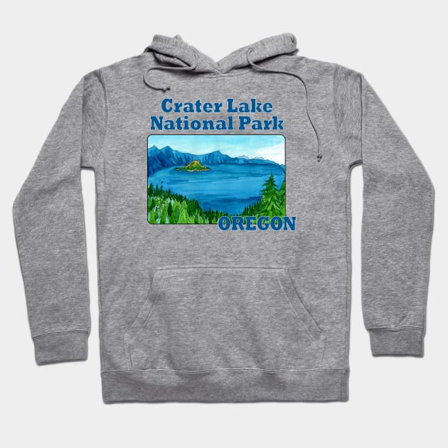 Crater Lake National Park, Oregon Hoodie by MMcBuck